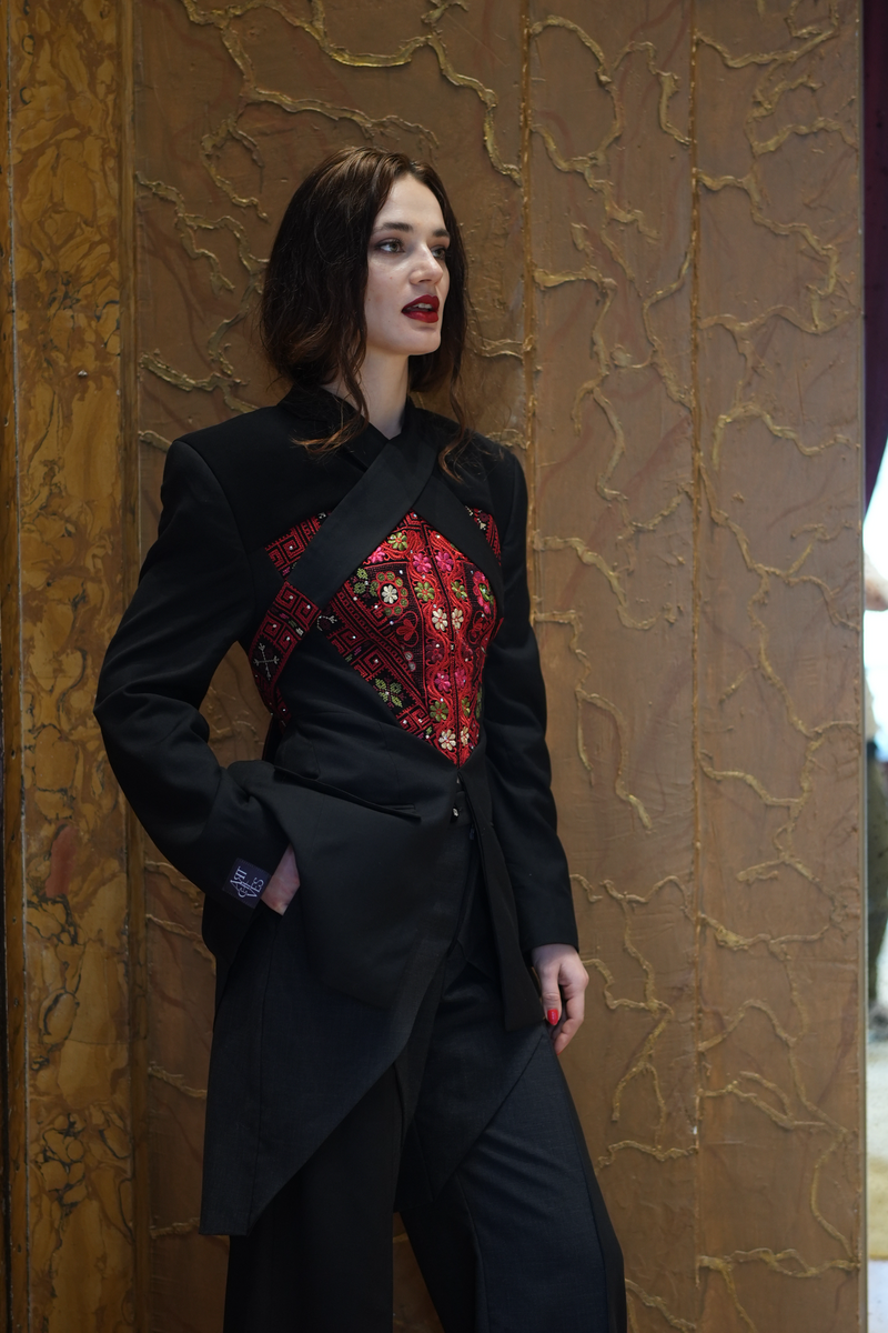 Veste col croisé