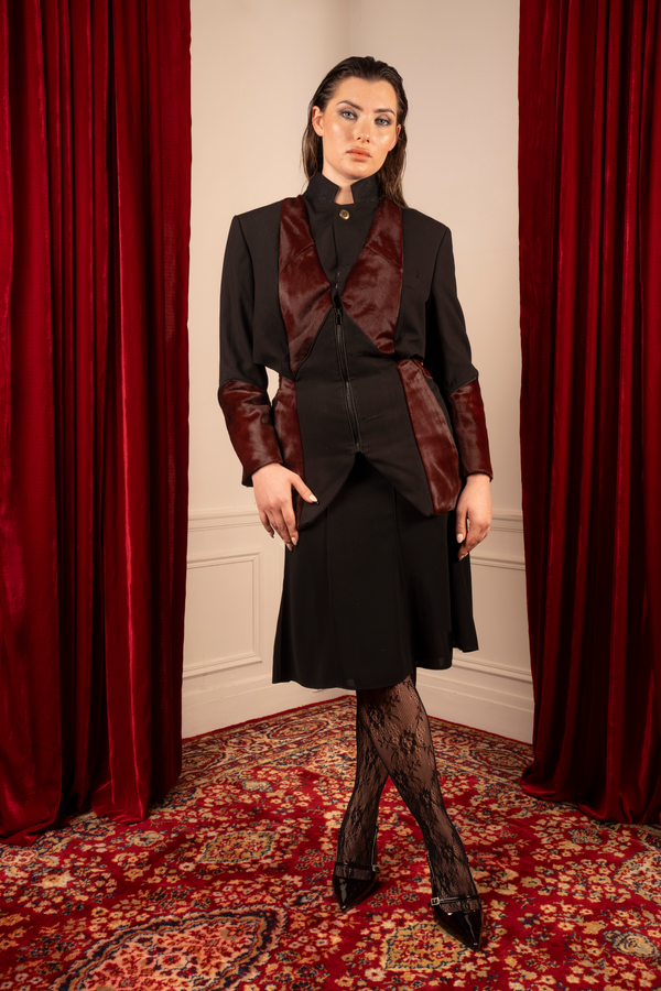Tailleur fourrure