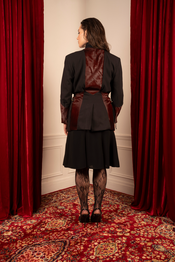 Tailleur fourrure