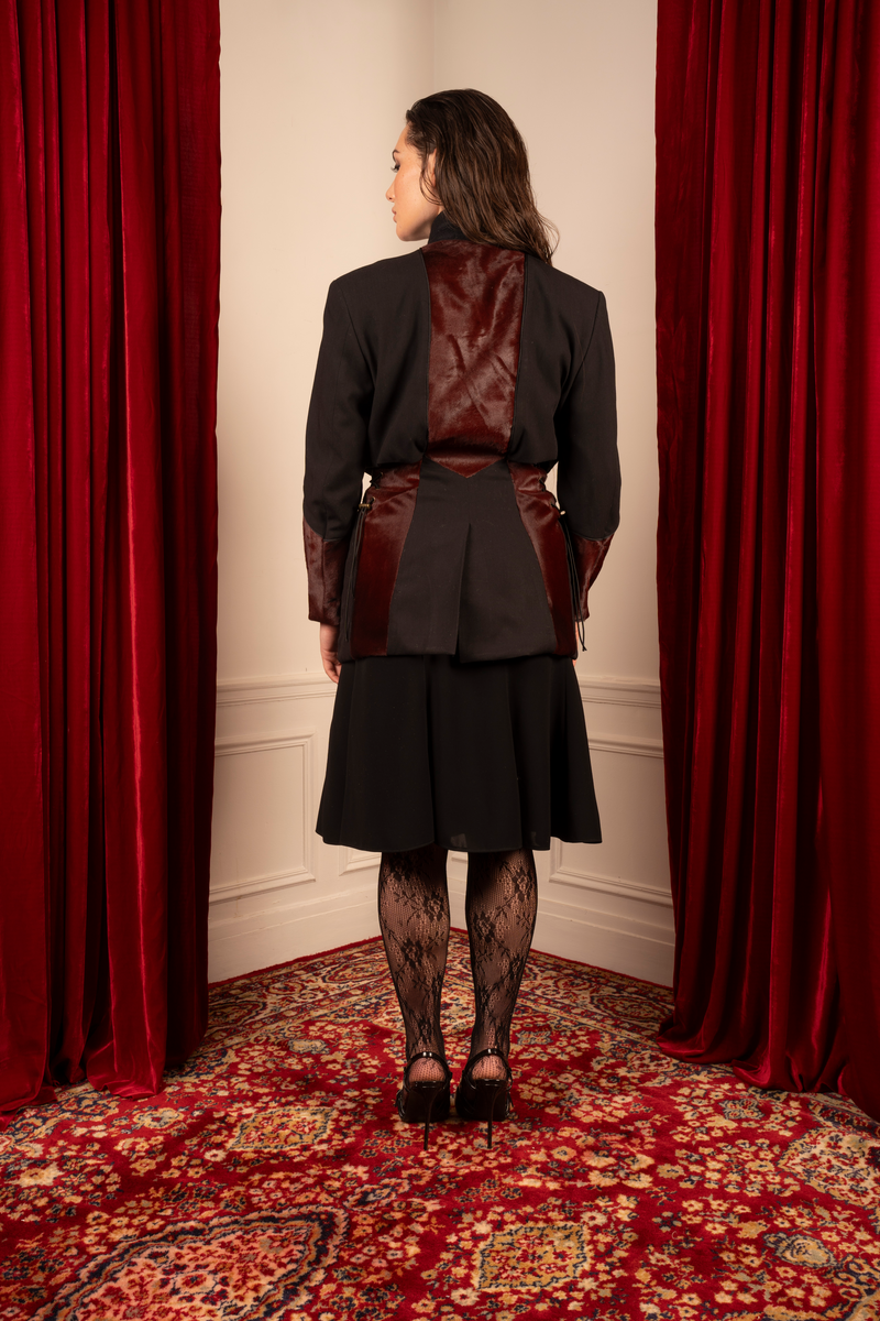 Tailleur fourrure