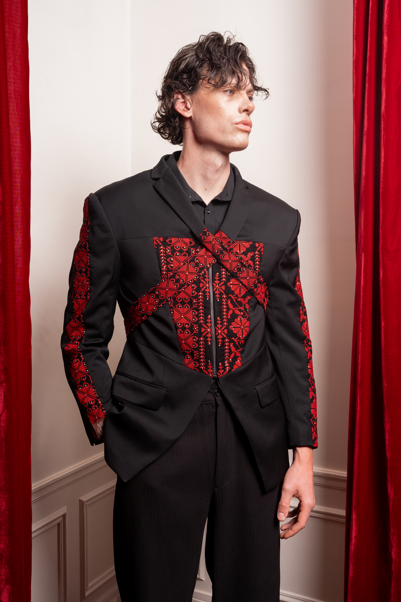 Veste col croisé