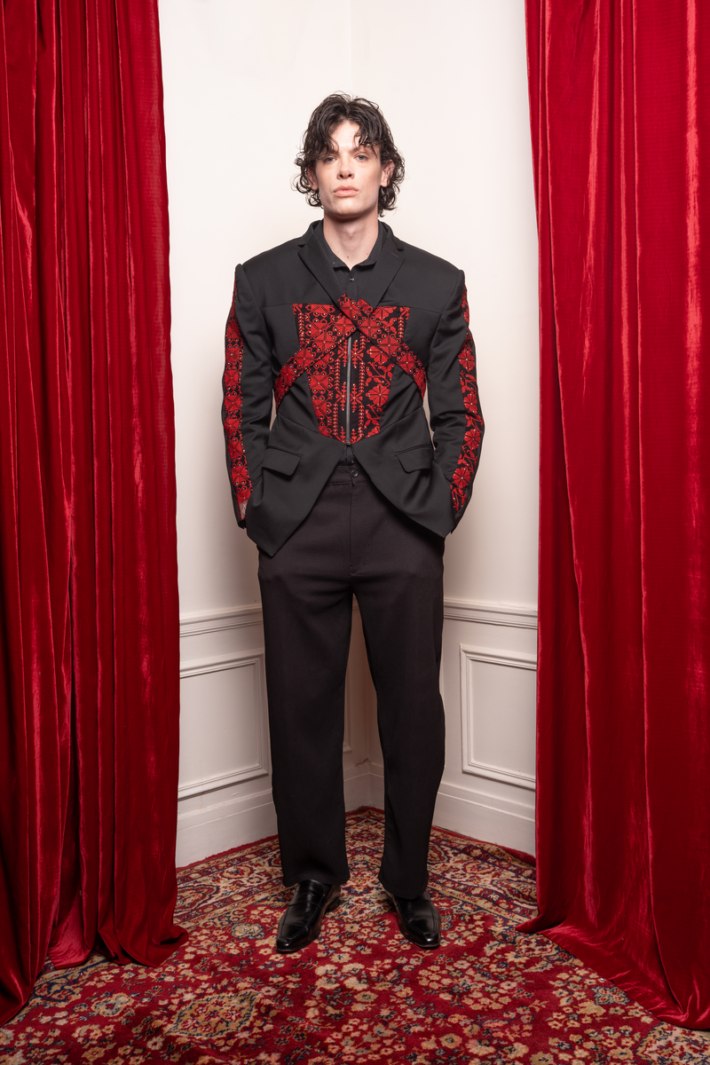 Veste col croisé