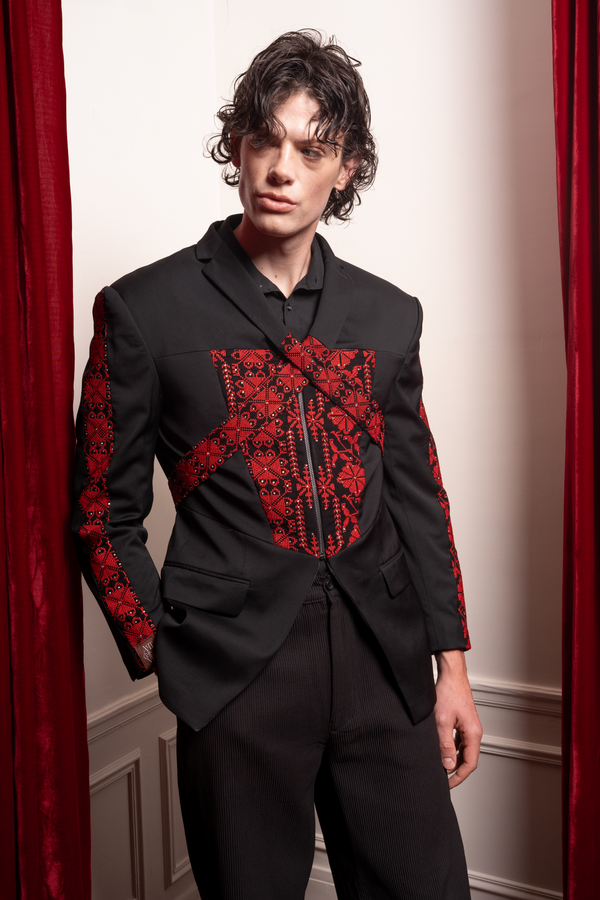 Veste col croisé